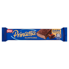 Princessa Klasyczna Wafel przekładany kremem kakaowym oblany deserową czekoladą