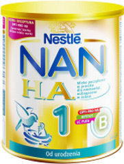 Nestle Nan Ha1 Mleko początkowe od urodzenia