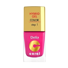 Delia Cosmetics Hybrid Gel Step 1 03 Różowy Żelowy lakier do paznokci
