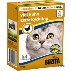 Bozita Extra kyckling- karma dla kota z kurczakiem w galaretce, karton