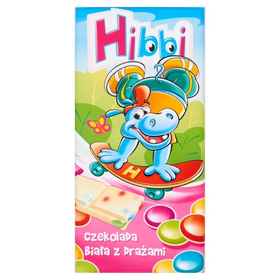 Hibbi Czekolada biała z drażami 100g - ceny, dostępność, promocje ...