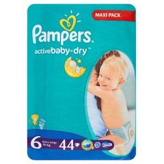 Pampers Active Baby Pieluchy 6 Extra Large