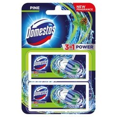 Domestos 3w1 Pine Kostka toaletowa Opakowanie uzupełniające 2 x