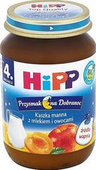 Hipp BIO Przysmak na Dobranoc Kaszka manna z mlekiem i owocami po 4. miesiącu