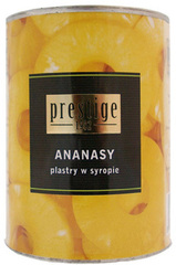 Prestige Ananas w plastrach w syropie