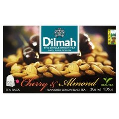 Dilmah Cejlońska czarna herbata z aromatem wiśni i migdałów 30 g (20 torebek)