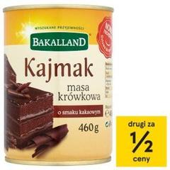 Bakalland Kajmak Masa krówkowa o smaku kakaowym