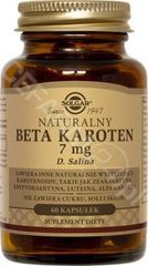 Solgar Naturalny Beta Karoten 7 mg w kapsułkach
