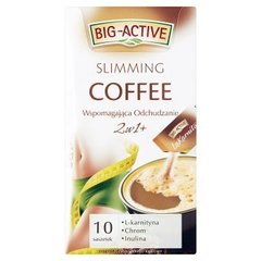Big-Active La Karnita Slimming Coffee 2w1+ Rozpuszczalny napój kawowy 120 g (10 saszetek)