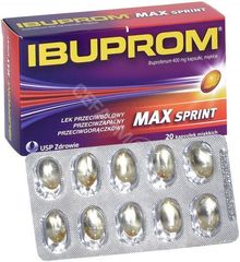 Ibuprom Max Sprint lek przeciwbólowy 400 mg
