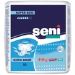 Super Seni Extra small 0 Pieluchomajtki dla dorosłych oddychające (40-60cm)
