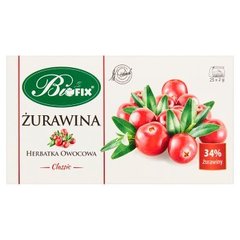 Bifix Classic Żurawina Herbatka owocowa 50 g (25 torebek)