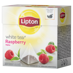 Lipton Malina Herbata biała 30 g (20 torebek)