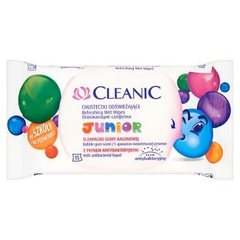 Cleanic Junior Chusteczki odświeżające o zapachu gumy balonowej