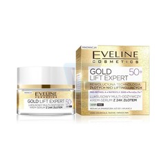 Eveline Cosmetics Gold Lift Expert 50+ Luksusowy multi - odżywczy krem - serum do twarzy