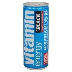 Black Vitamin Energy Magnesium & Vit. B6 Gazowany napój energetyzujący