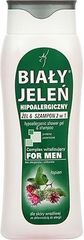 Biały Jeleń For Men Hipoalergiczny żel & szampon 2 w 1 łopian