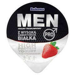 Bakoma Men Pro Jogurt truskawkowy z wysoką zawartością białka