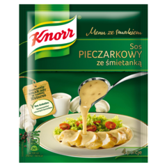 Knorr Menu ze smakiem Sos pieczarkowy ze śmietanką