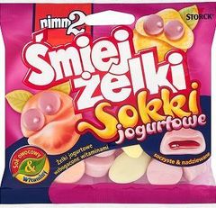 Nimm2 Śmiejżelki Sokki jogurtowe - żelki owocowe wzbogacone witaminami