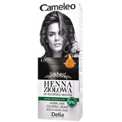 Delia Cosmetics Cameleo 1.0 Czerń Henna ziołowa do koloryzacji włosów