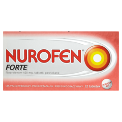 Nurofen Forte 400 mg Tabletki powlekane 12 tabletek