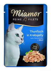 Miamor Miamor Feine Filets w saszetkach, 6 x 100 g Tuńczyk z galaretką z raków