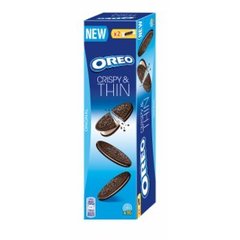 Oreo Original Crispy & Thin Ciastka kakaowe z nadzieniem o smaku waniliowym (16 sztuk)