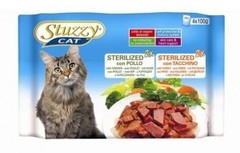 Stuzzy Pakiet próbny Stuzzy Cat w saszetkach, 4 x 100 g Sterilized, kurczak / indyczka