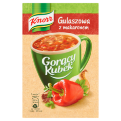 Knorr Gorący Kubek Gulaszowa z makaronem