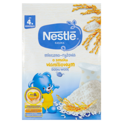 Nestlé Kaszka mleczno-ryżowa o smaku waniliowym po 4 miesiącu