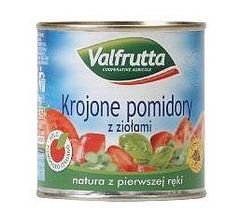 Valfrutta Krojone pomidory z ziołami
