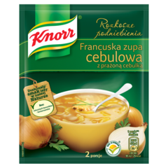 Knorr Rozkosze podniebienia Francuska zupa cebulowa z prażoną cebulką