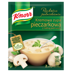 Knorr Rozkosze podniebienia Kremowa zupa pieczarkowa z natką pietruszki