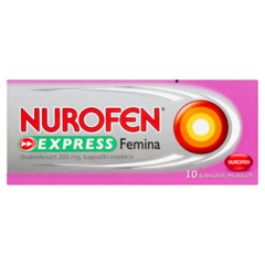 Nurofen Express Femina 200 mg Kapsułki miękkie 10 sztuk