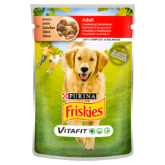 Friskies Vitafit Adult Karma dla psów z wołowiną i ziemniakami w sosie