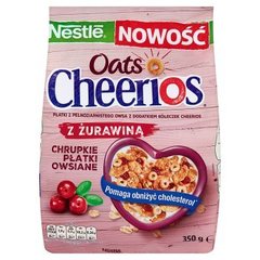 Nestlé Cheerios Oats Chrupkie płatki owsiane z żurawiną