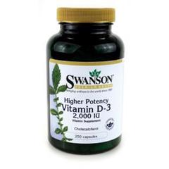 SWANSON Witamina D-3 2000IU - Suplement Diety