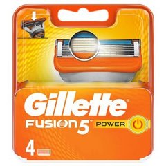 Gillette Fusion Power Ostrza wymienne do maszynki do golenia, 4 sztuki