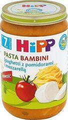 Hipp BIO Pasta Bambini Spaghetti z pomidorami i mozzarellą po 7. miesiącu