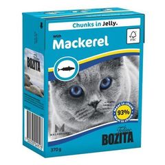 Bozita Makrele- karma dla kota z makrelą w galaretce, karton 