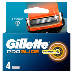 Gillette Fusion ProGlide Power Ostrza wymienne do maszynki do golenia, 4 sztuki
