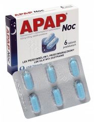 Apap Noc lek przeciwbólowy tabletki powlekane