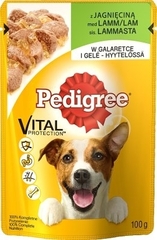 Pedigree Z jagnięciną kawałki w galaretce Karma pełnoporcjowa