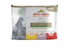 Almo Nature Classic Mieszany pakiet próbny Almo Nature HFC Pouch, 6 x 55 g 3 smaki kurczaka