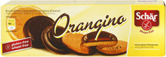 Schar Orangino Bezglutenowe biszkopty z galaretką pomarańczową w czekoladzie