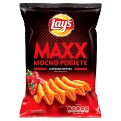 Lay's Maxx Mocno Pogięte o smaku Czerwona papryka Chipsy ziemniaczane