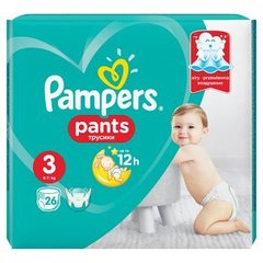 Pampers Pants Pieluchomajtki 3 Midi 26 sztuk