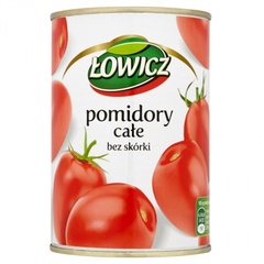 Łowicz Pomidory całe bez skórki