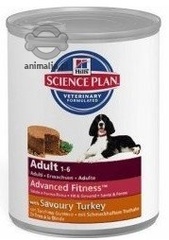 Hill's Science Plan Hill's Canine Adult Turkey puszka z indykiem 370g